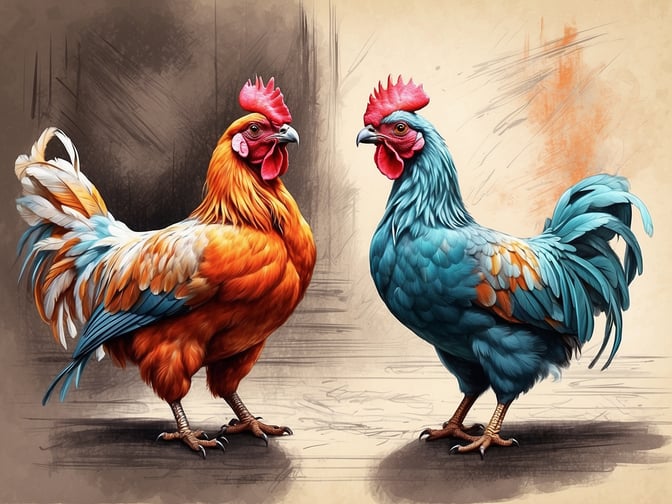 Cockfighting - Hahnenkampf